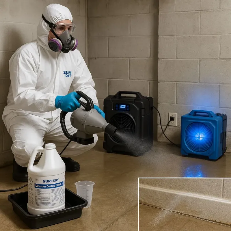 Sanitization and Odor Removal process in Robins, IA