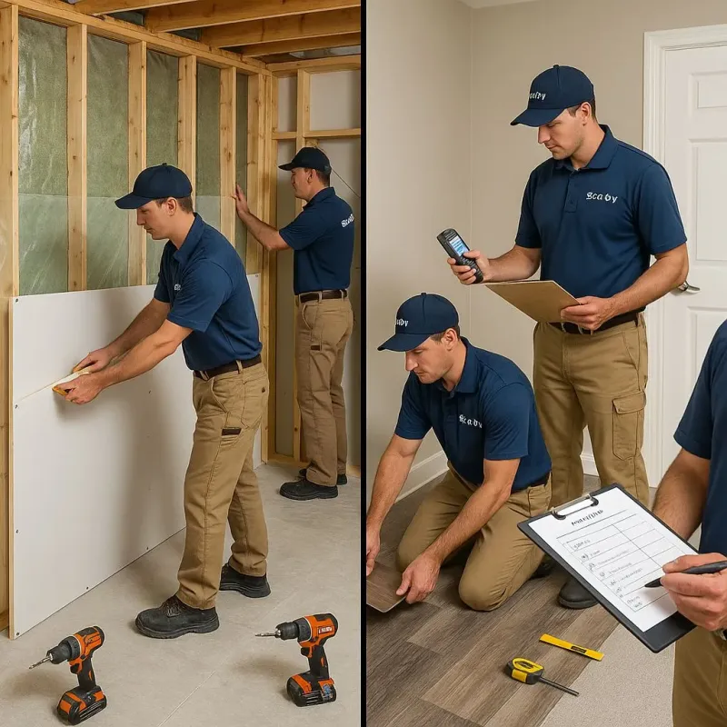 Repairs and Reconstruction process in Robins, IA